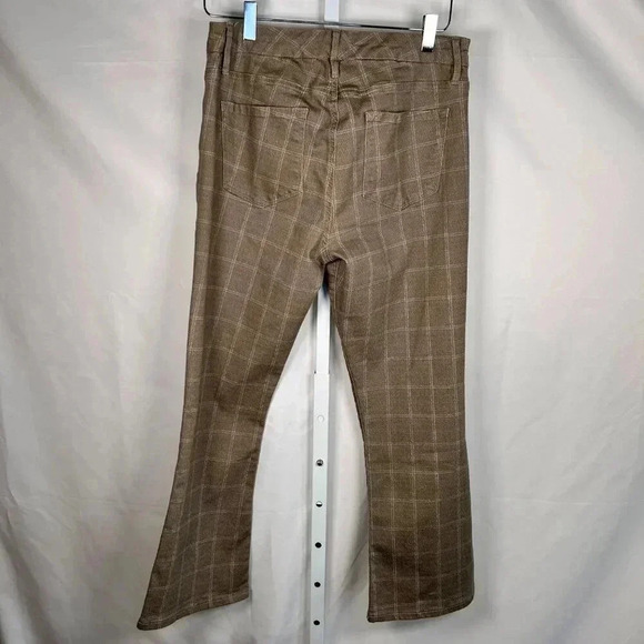 FRAME Le Crop Mini Boot Size 29 Jean Nectarine Plaid - Picture 7 of 7